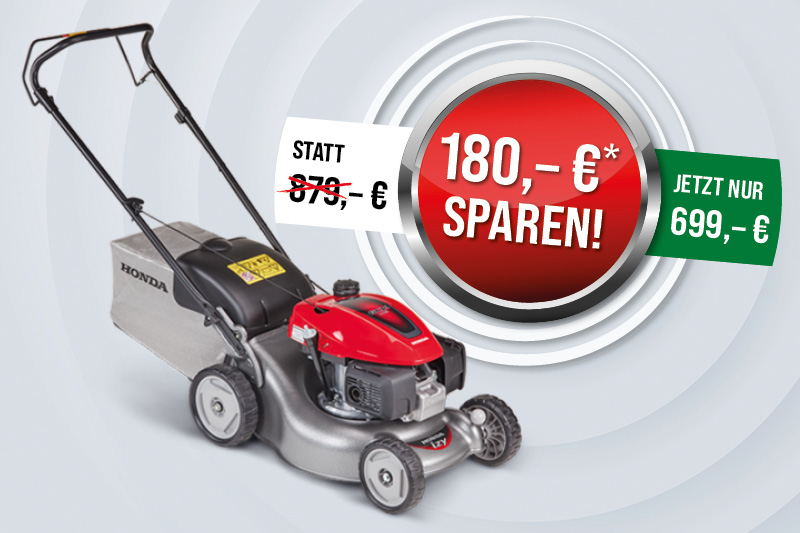 Honda Benzinrasenmäher für mittelgroße Gärten