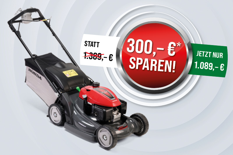 Vielseitiger Honda Benzinrasenmäher für größere Gärten